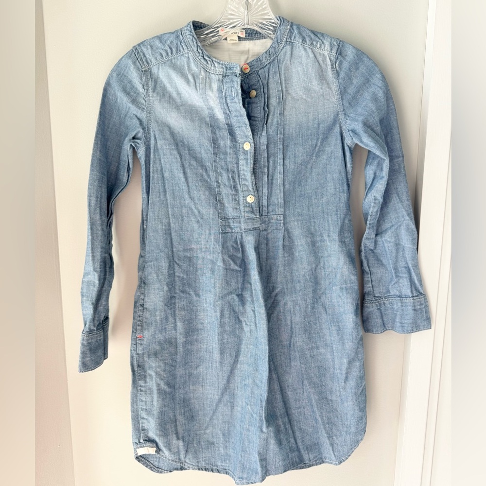 Crewcuts Light Blue Denim Shirt Dress